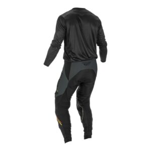 Fly Lite Hydrogen S.E Speeder Metal/Red/Yellow Motocross Jersey - Image 4