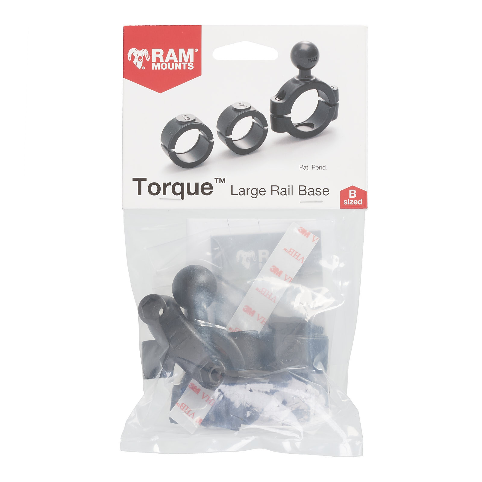 RAM TORQUE LARGE RAIL BASE (Retail Packaging) - Image 1