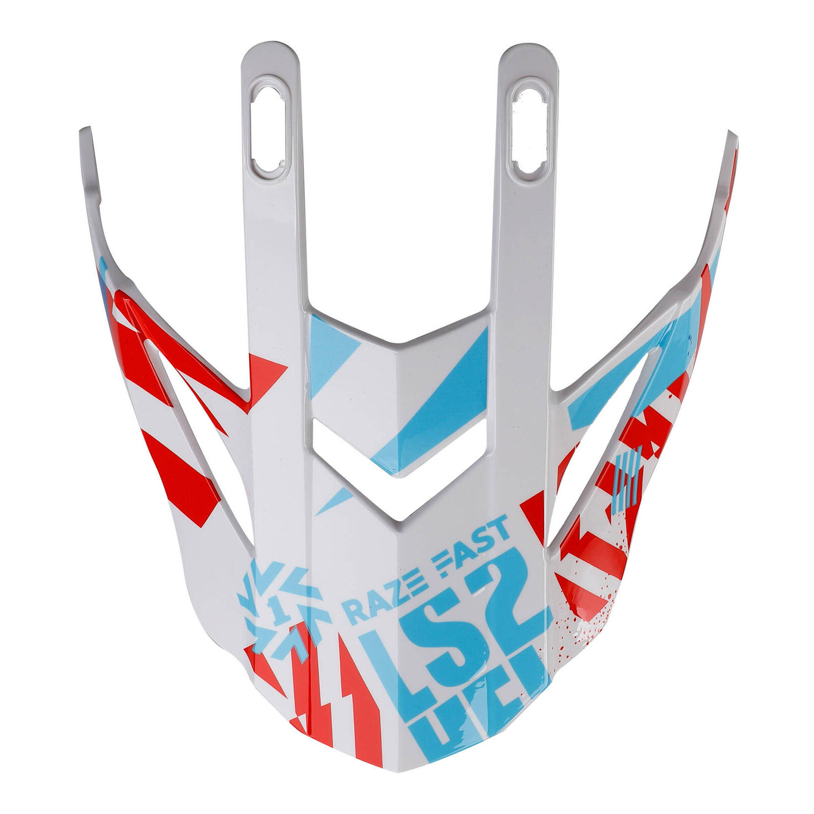 LS2 MX437 Evo Fast  Visor White - Image 1