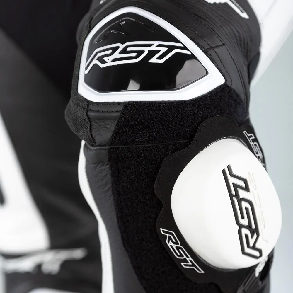 RST Pro Series CE 1-PC Race Suit White/Black