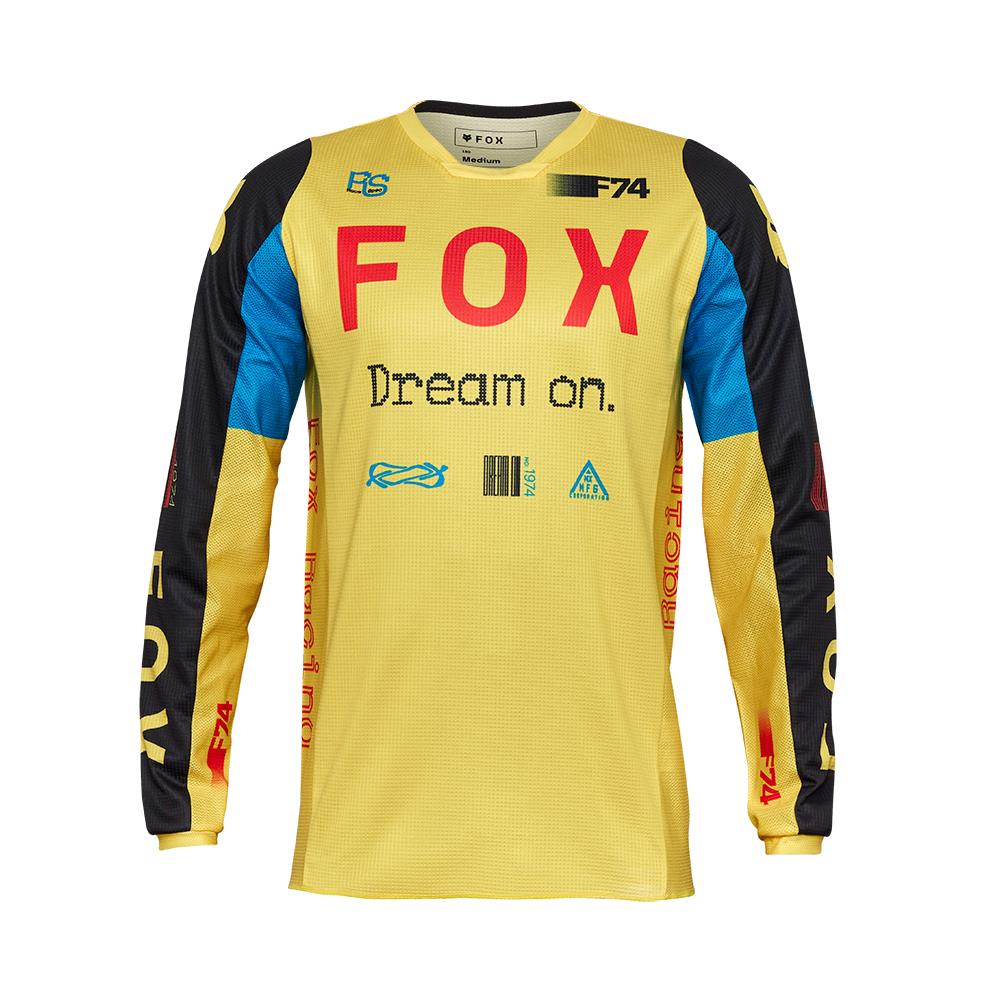 Fox 180 Race Spec Motocross Jersey Pale Yellow - Image 1