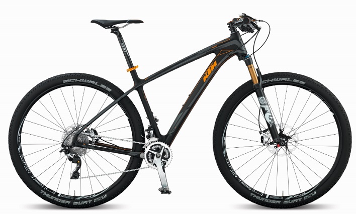 Bike KTM 2014 Myroon 29 Prestige 3F Black/Grey/Orange - Image 1