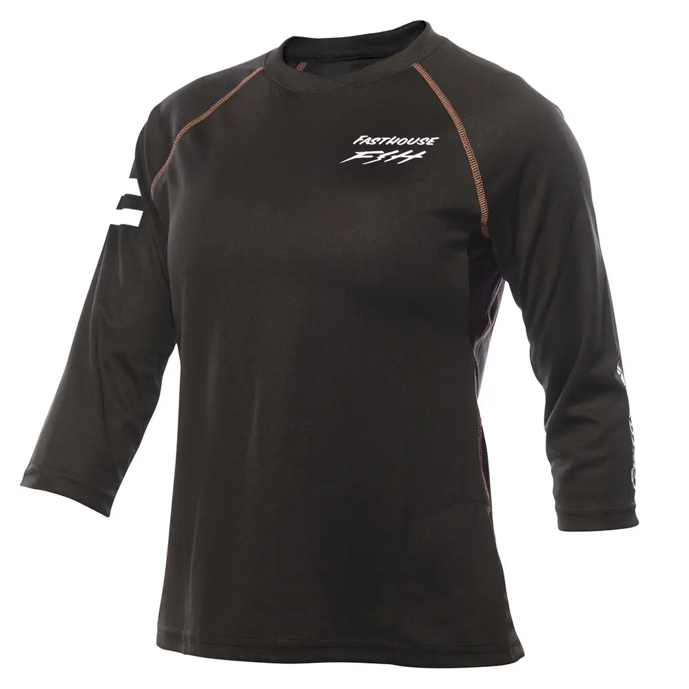 Fasthouse Alloy Sidewinder Long Sleeve Jersey Raglan Black