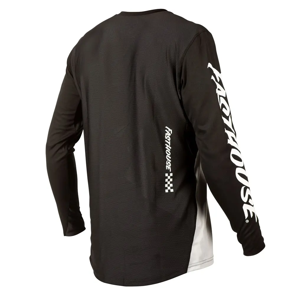 Fasthouse Youth Alloy Kilo Long Sleeve Jersey Black/Grey