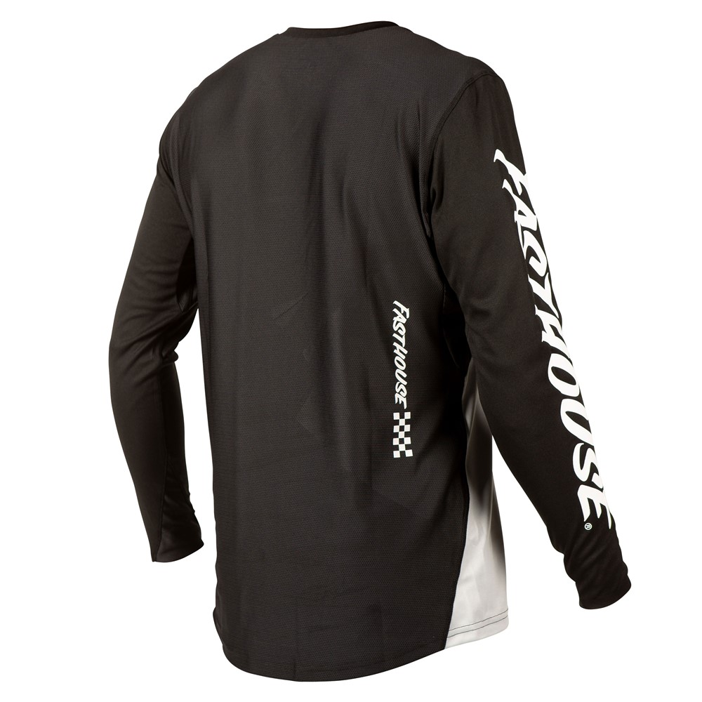 Fasthouse Youth Alloy Kilo Long Sleeve Jersey Black/Grey - Image 2