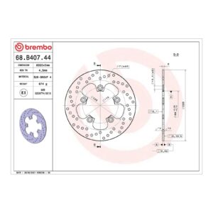 Brembo Front Brake Disc - BMW 1201 - Image 2