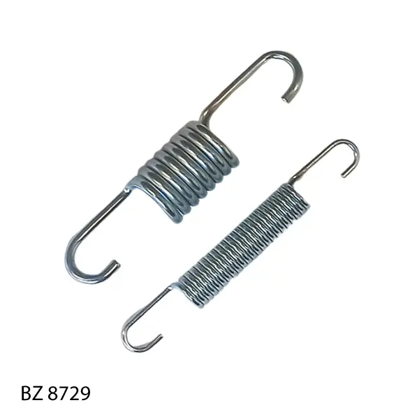 TENSION SPRING DOUBLE HOOK ENDS DIA. 18.5x85mm DIA. 1.8/2.8mm WIRE