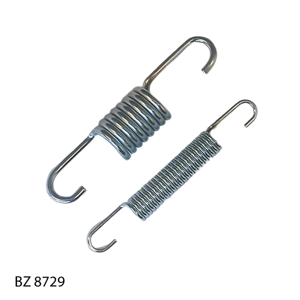 TENSION SPRING DOUBLE HOOK ENDS DIA. 18.5x85mm DIA. 1.8/2.8mm WIRE - Image 1