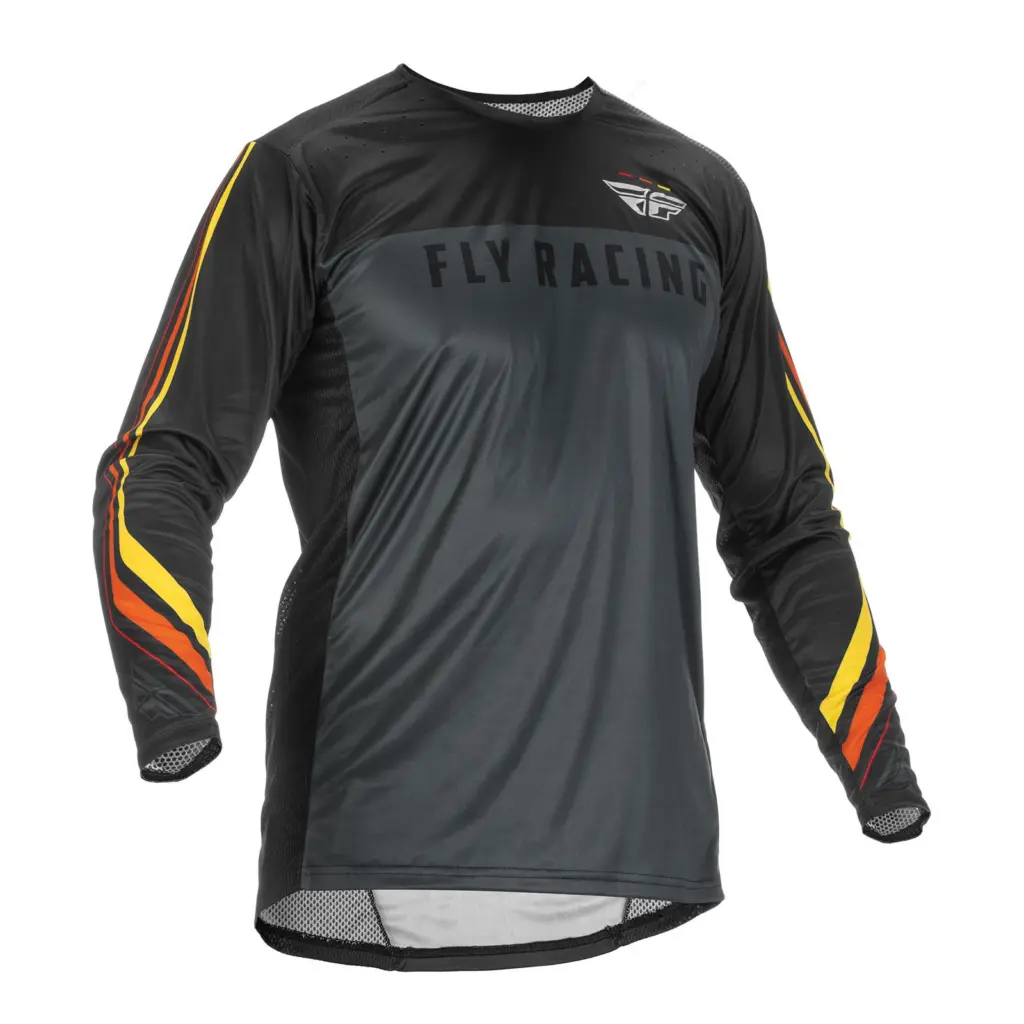 Fly Lite Hydrogen S.E Speeder Metal/Red/Yellow Motocross Jersey