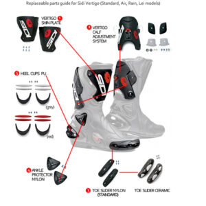 Mag-1/Vortice Slider black/red ref86 Sidi                  [] - Image 2