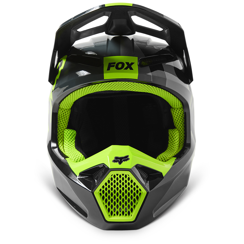 Fox V1 XPOZR MIPS ECE Motocross Helmet Youth Black/Grey - Image 5