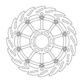 DISC ROTOR FRONT LEFT MOTO MASTER APRILIA BMW DUCATI KTM - Image 1