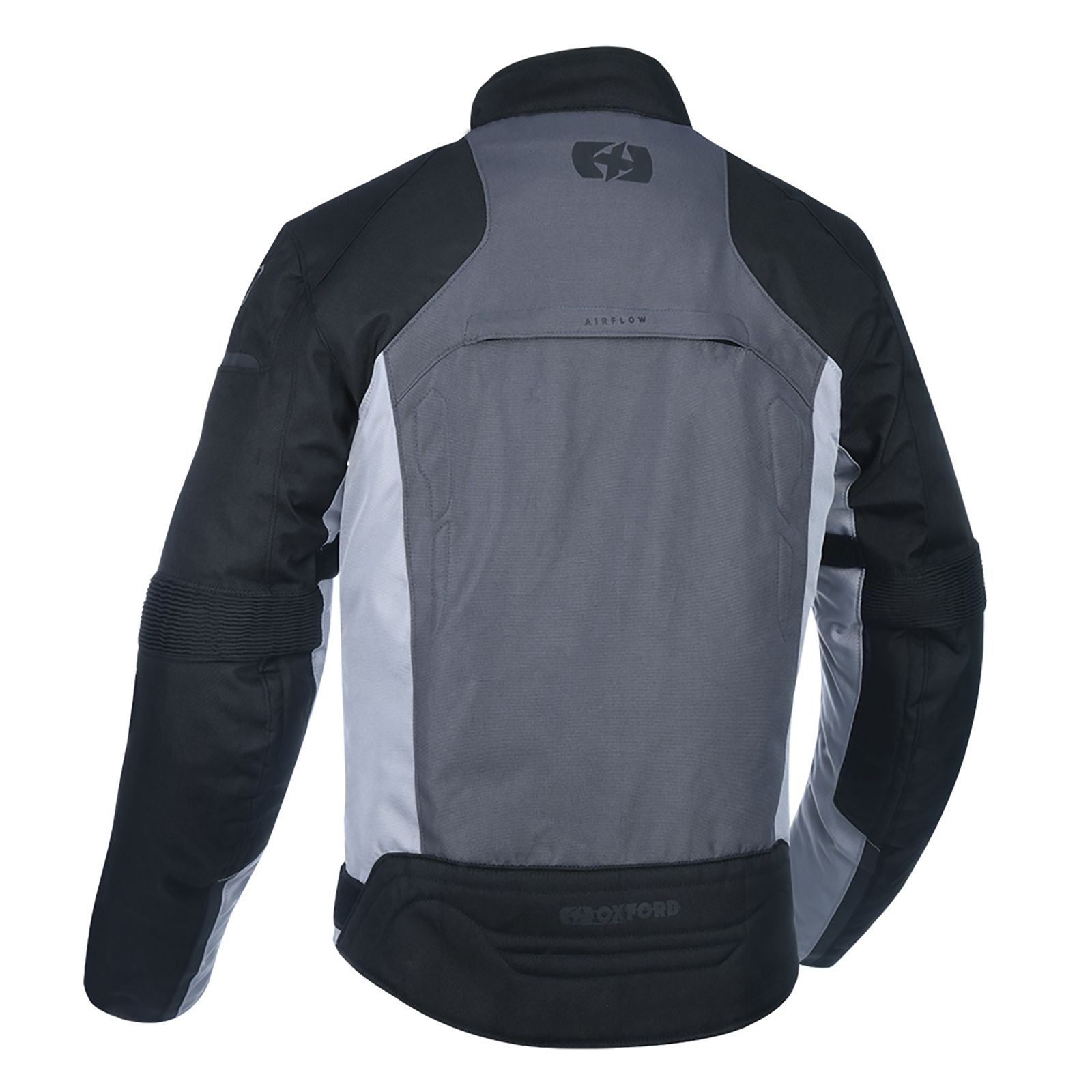 Road Jacket Oxford Delta 1.0 WP Black/Grey/Red - Image 2