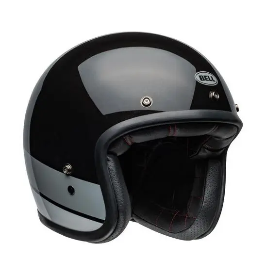 Bell CUSTOM 500 Apex Open Face Helmet Black Flake