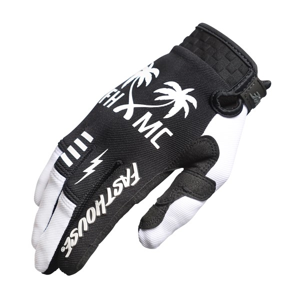 Fasthouse Women's Speed Style Paradise Motocross Gloves White/Black - Image 3