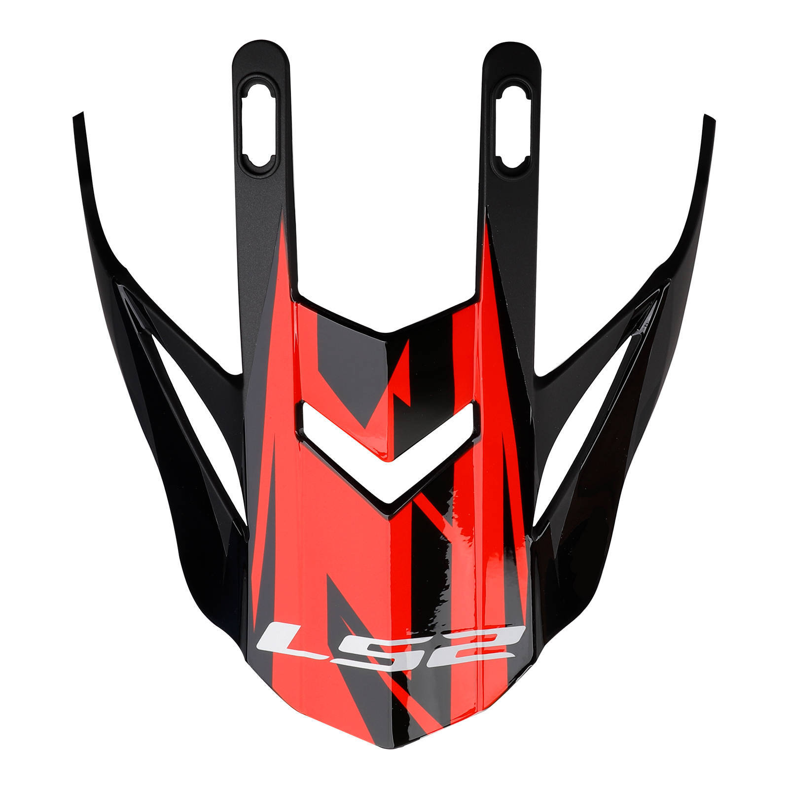 LS2 MX437 Fast Evo Peak Roar - Black / Red - Image 1