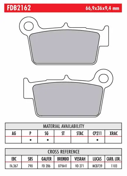 FERODO BRAKE BPADS