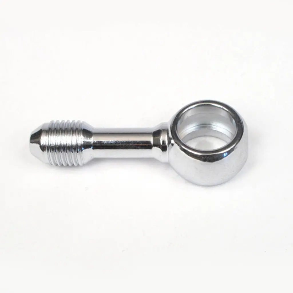 WHITES BRAKE - 11mm (7/16') BANJO - STRAIGHT - CHR STEEL