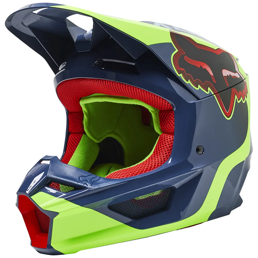 Fox Youth V1 Venz Helmet Dark Indigo