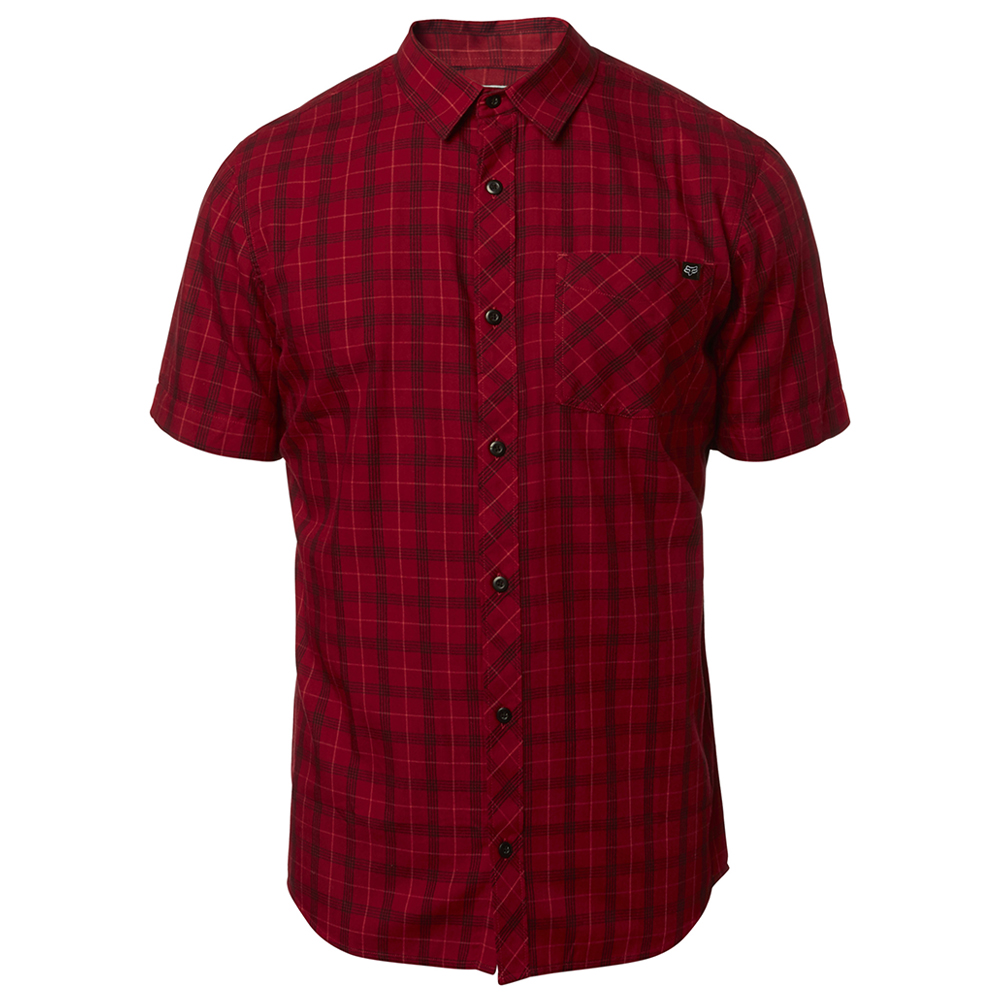 Shirt Fox Overload Woven Cardinal - Image 1