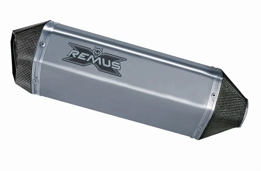 TAPERED MUFFLER S/STEEL CHROME TRIUMPH BONNEVILLE T120 '16-