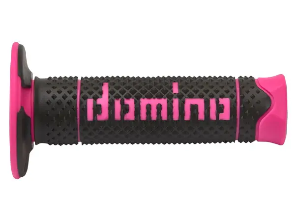 Domino Off-Road Grips - A260 Coarse Dimple Dual Black/Fuchsia