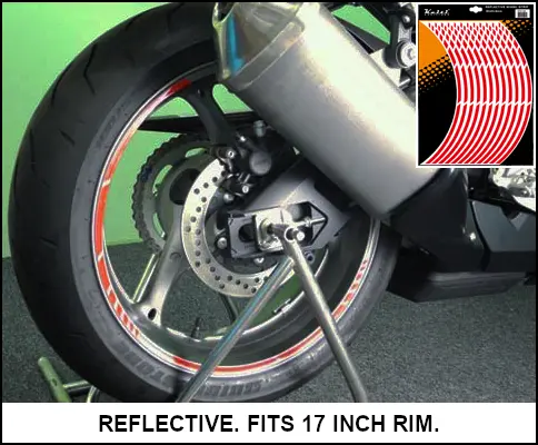 KEITI REFLECTIVE WHEEL SOLID STRIPE [GREEN] NS
