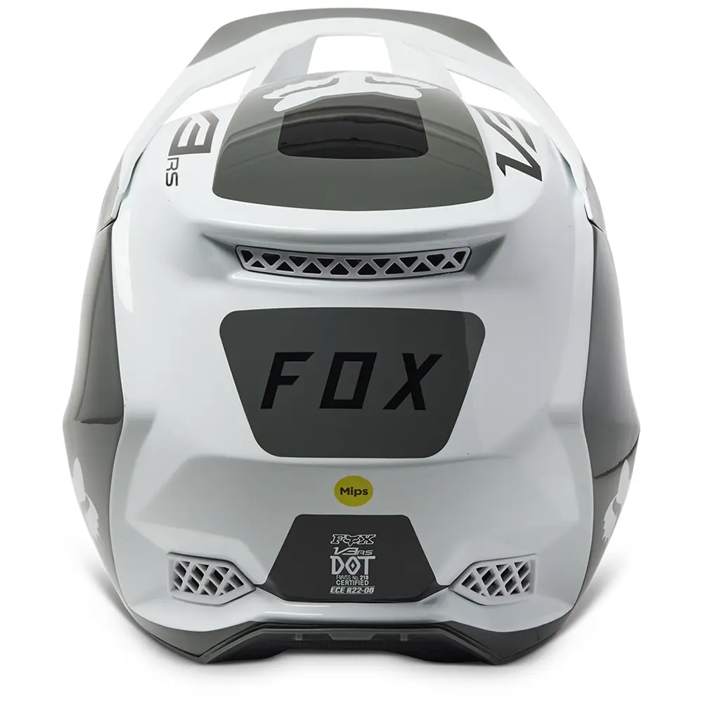 Fox V3 RS Efekt MIPS ECE Motocross Helmet Black/White