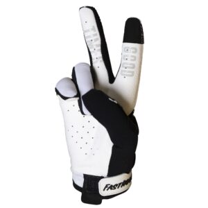 Fasthouse Youth Speed Style Legacy Motocross Glove White/Black - Image 2