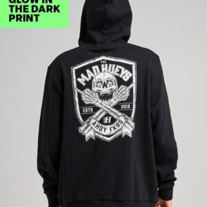 The Mad Hueys Ahoy FKRS Shield Hoodie Black - Image 1
