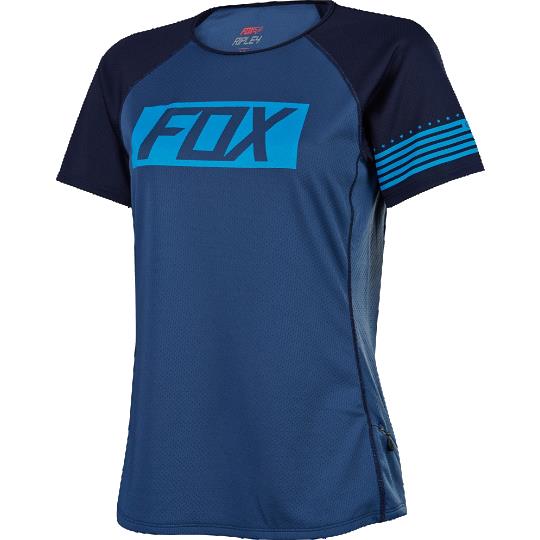 Jersey Fox Ripley SS Womens Navy - Image 1