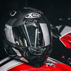 HELMET X803RS ULTRA CARBON SILVER EDITION LARGE - Image 3