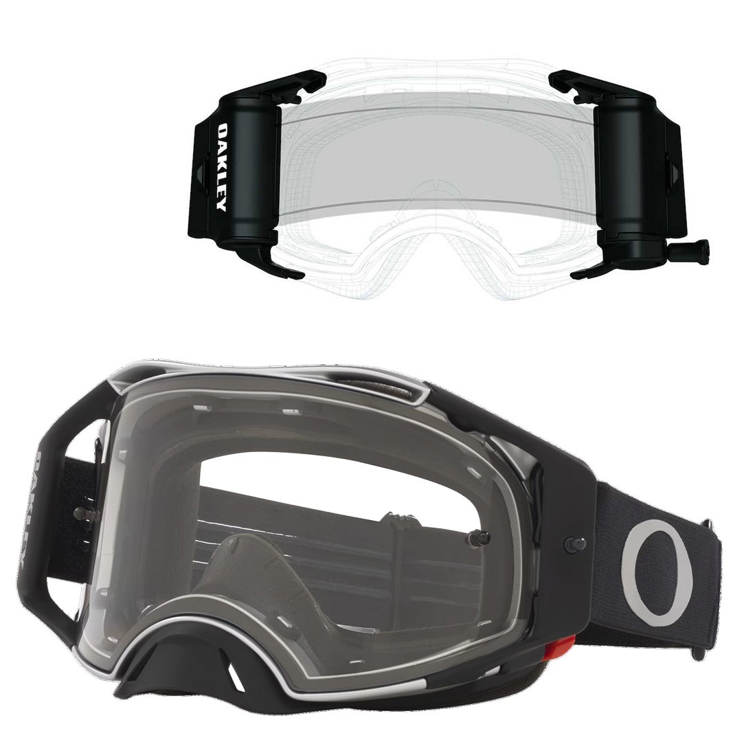 Oakley Airbrake MX Goggle & BRO Roll-Off Kit - Image 2