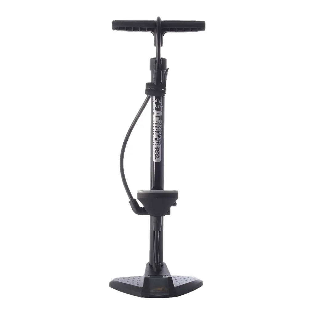 OXFORD TRACK PUMP ALLOY w/GAUGE D/HEAD
