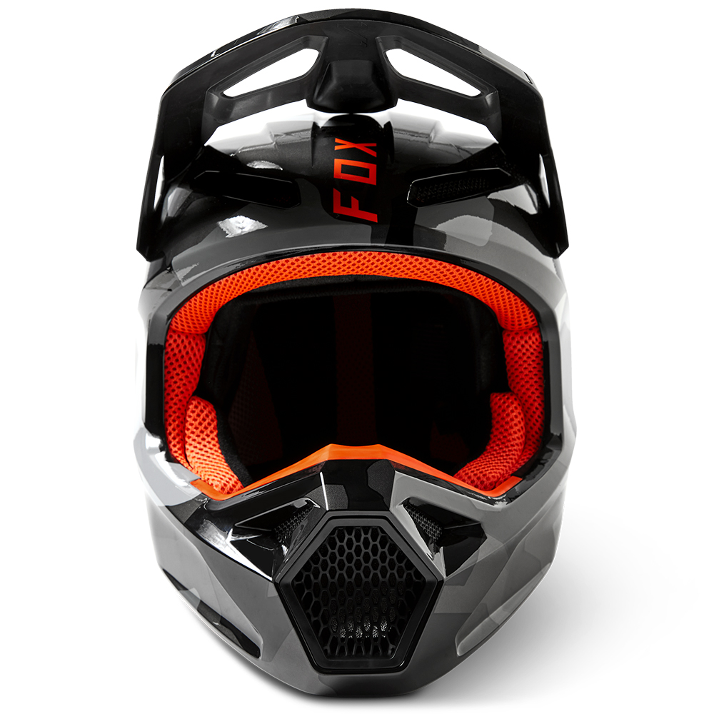 Fox V1 BNKR MIPS ECE Motocross Helmet Grey Camo - Image 5