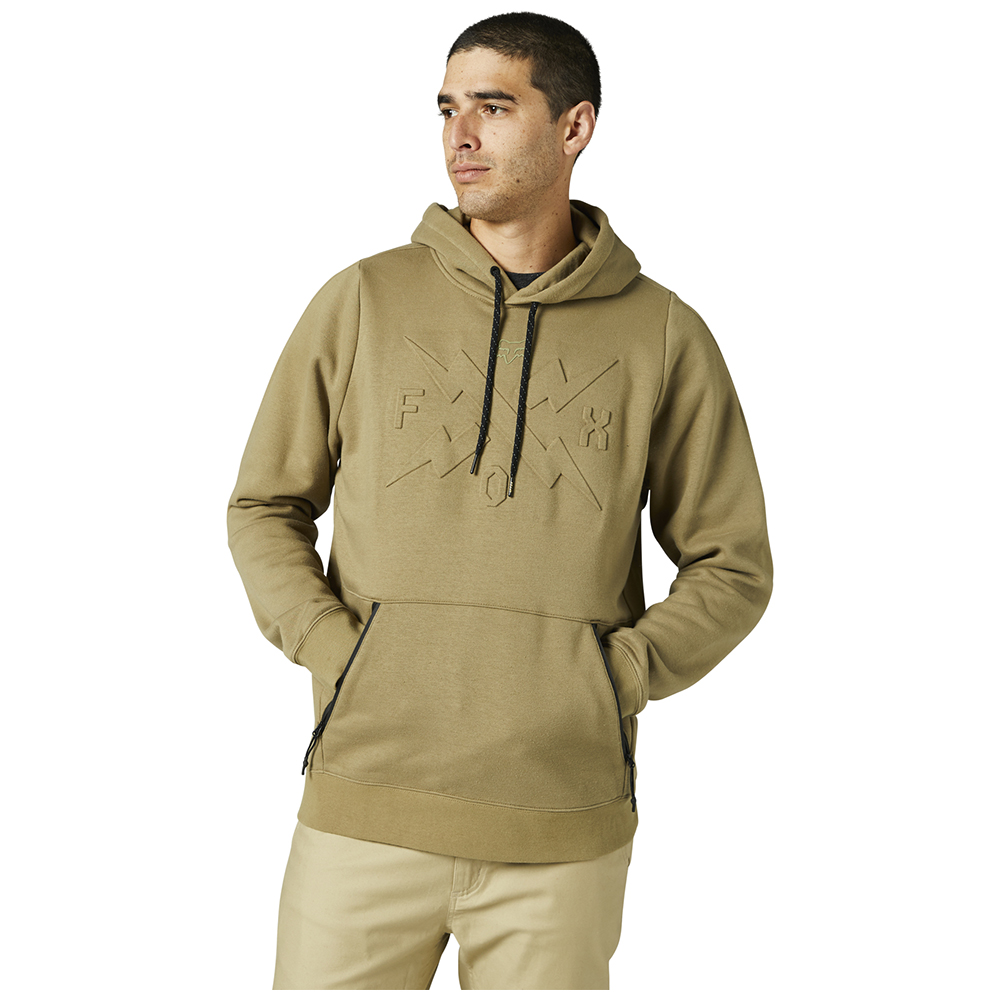 Fox Calibrated DWR Pullover Hoody Bark - Image 1