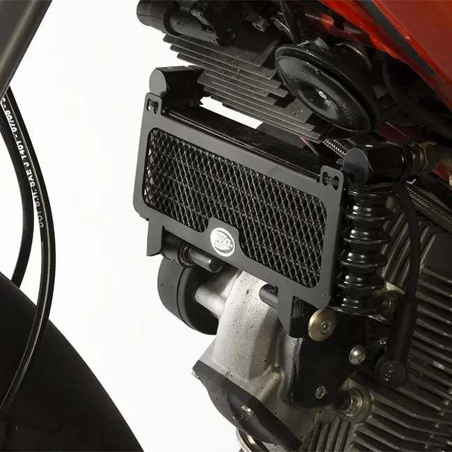 Oil Cooler Guard Ducati Red R&G                            []