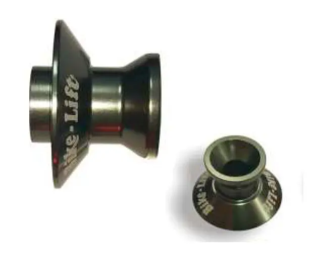 6mm REAR STAND BOBBIN SET TITANIUM (NEW STYLE)