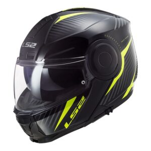 Motocross Helmet LS2 FF902 Scope Skid Black/Hi-Vis Yellow - Image 1