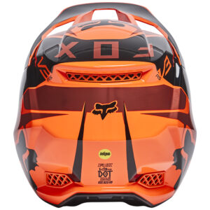 Motocross Helmet Fox V3 RS Mirer Flo Orange - Image 4