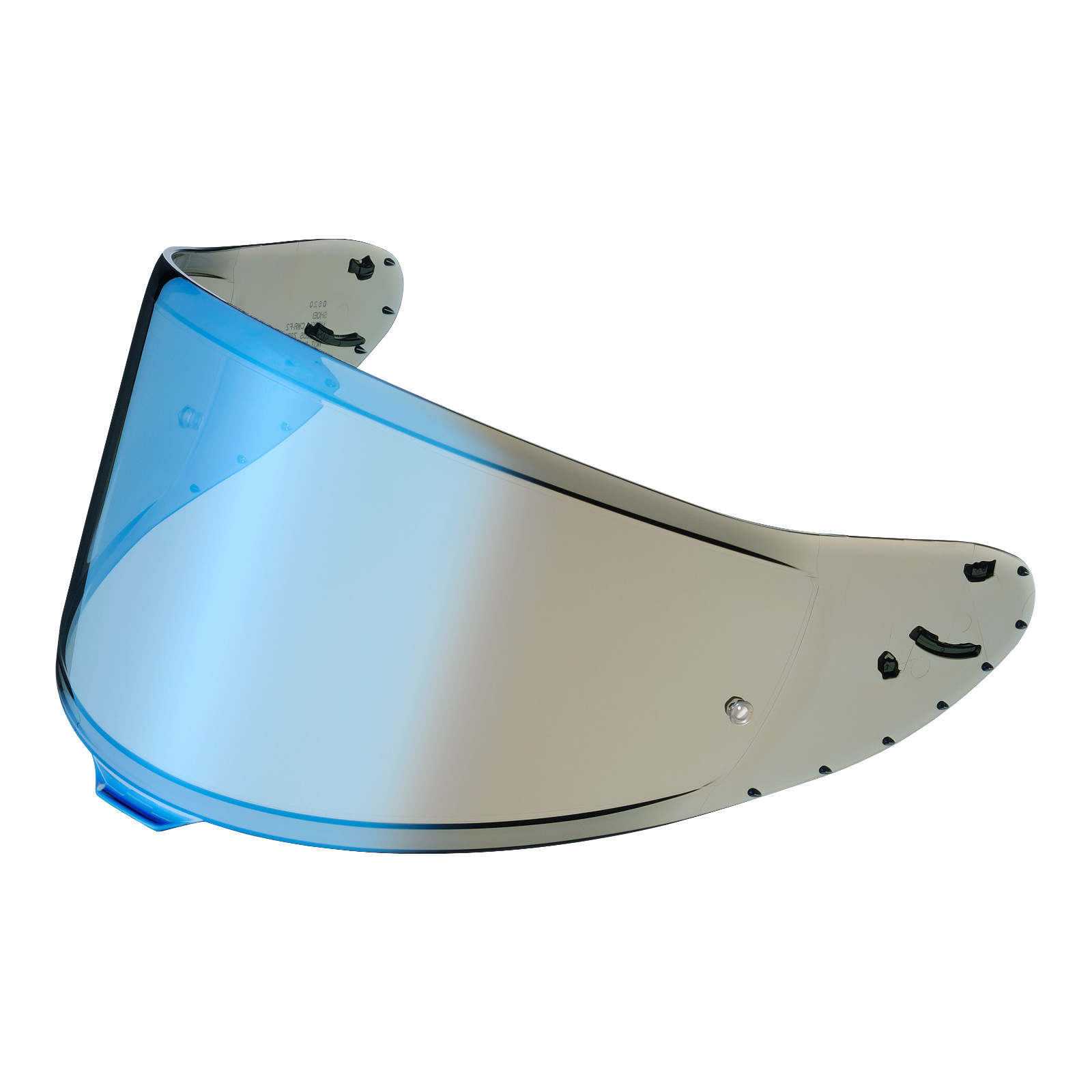 Shoei Visor NXR2 X-SPR Pro CWR-F2 Spectra Blue E6 Flat with Pin - Image 1