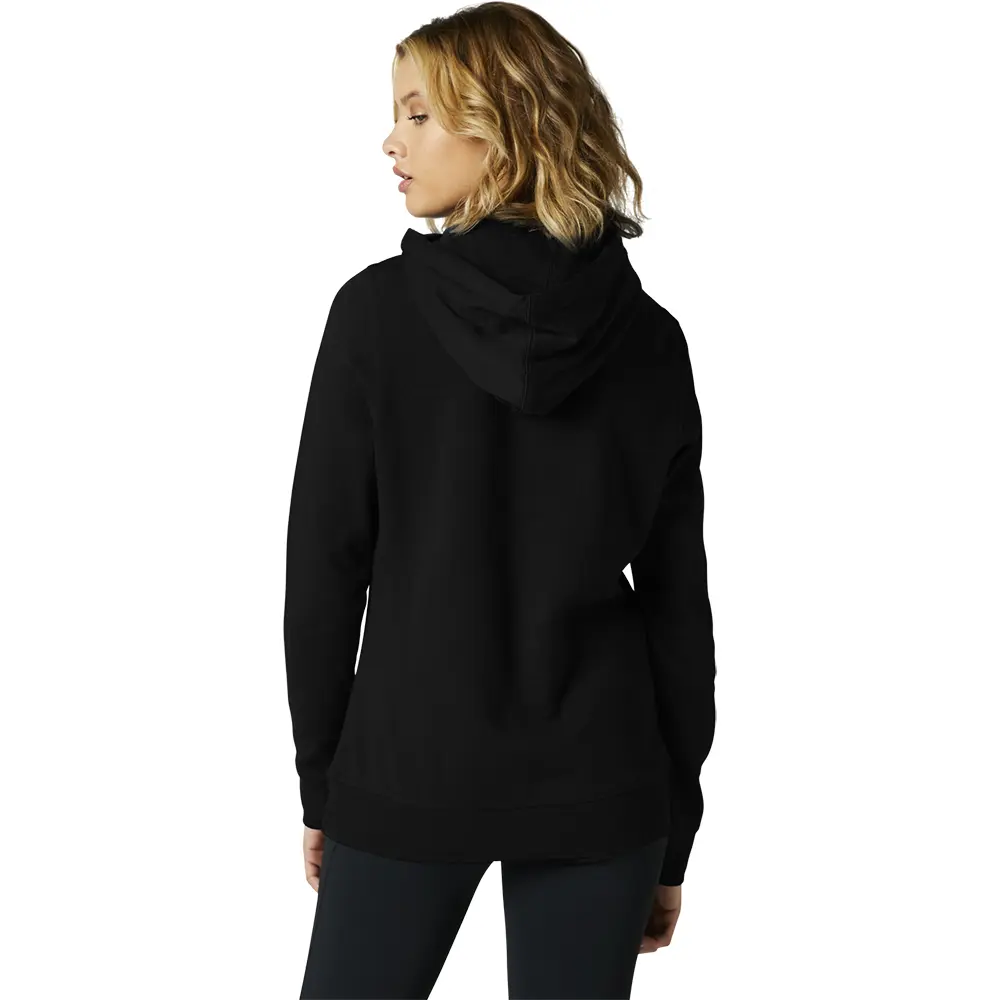 Fox Womens Pinnacle Pullover Fleece Hoodie Black