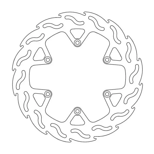 BRAKE DISC REAR MOTO MASTER FLAME KTM 690 ENDURO 690 SUPERMOTO R08-10, 690 ENDURO R 09-13