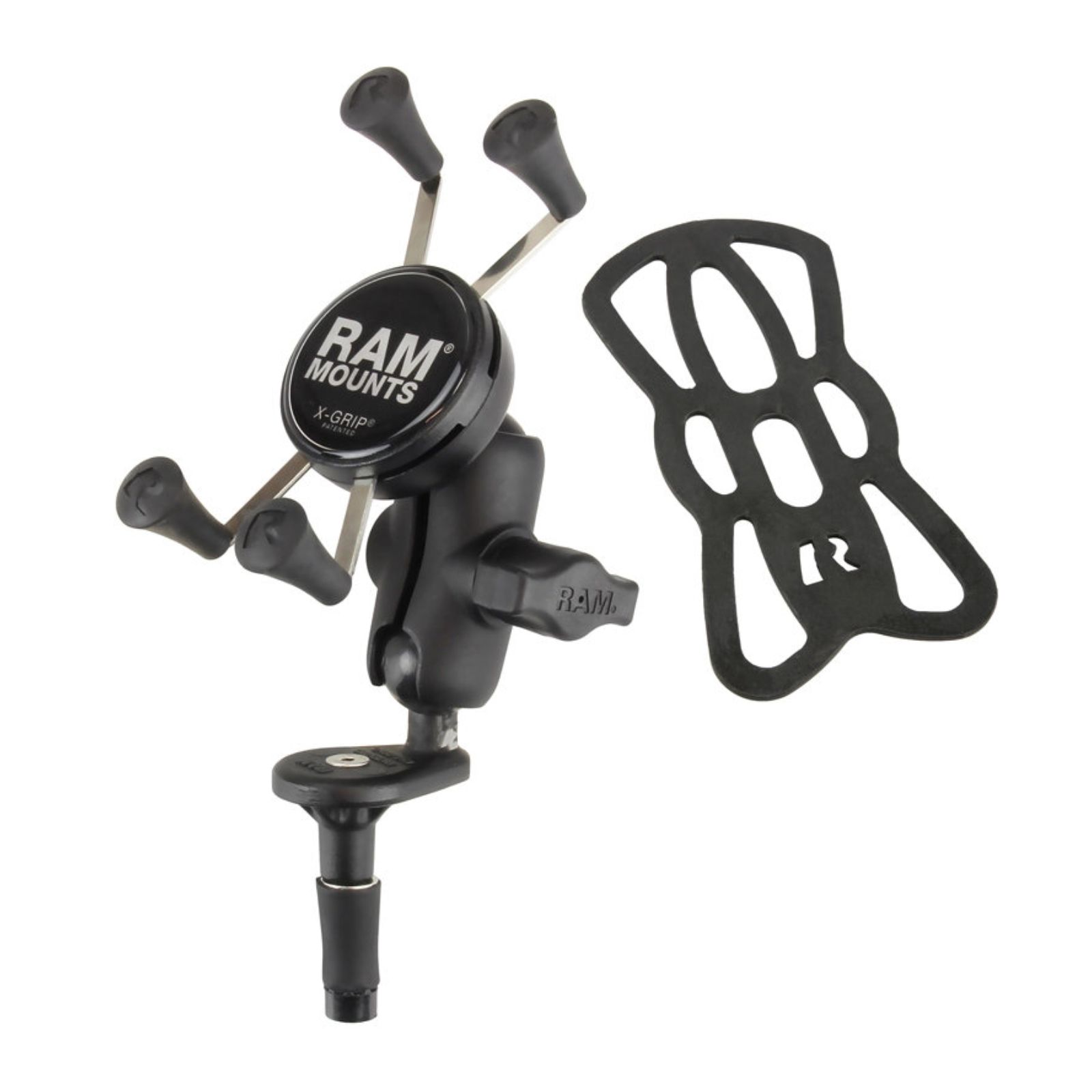 Ram X-grip Phone Holder With Motorcycle Fork Stem Base - Image 2