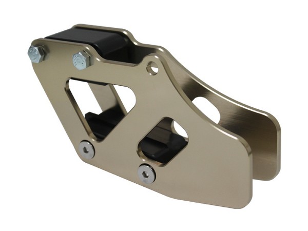 CHAIN GUIDE PSYCHIC KAWASAKI KX125 97-09 KX250 97-08 KX250F 04-05 SUZUKI RMZ250 04-06 TITANIUM - Image 1