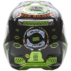 Motocross Helmet Fox V3 RS Ryke Chrome - Image 4