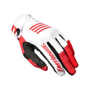 Fasthouse Youth Speed Style Mod Motocross Gloves Red/White - Image 1