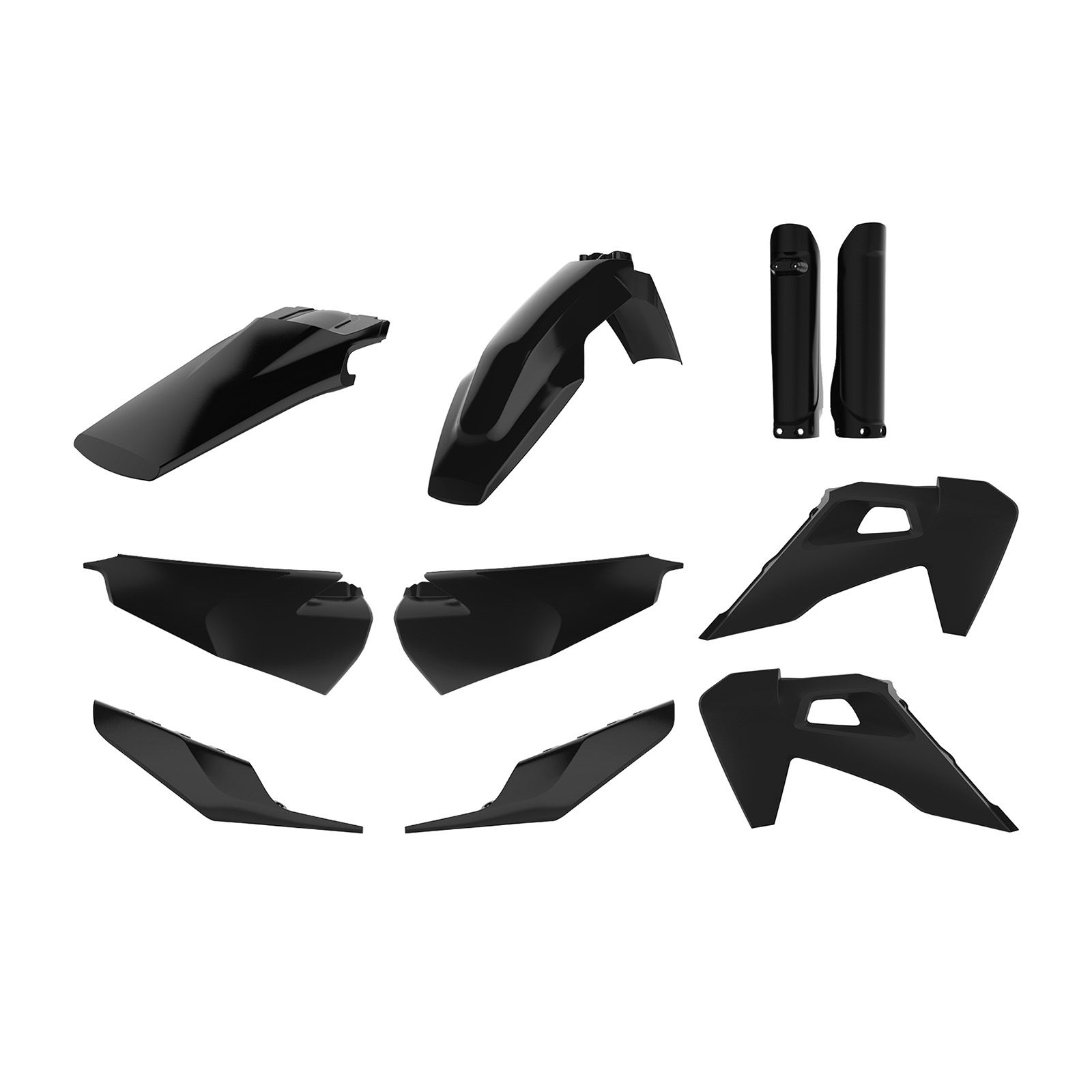 POLISPORT FULL ENDURO KIT HUSQ TE/FE 20-21 BLACK - Image 1