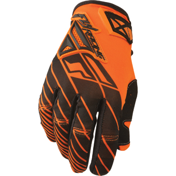 Motocross Gloves Fly 2014 Youth Kinetic Orange/Black - Image 1