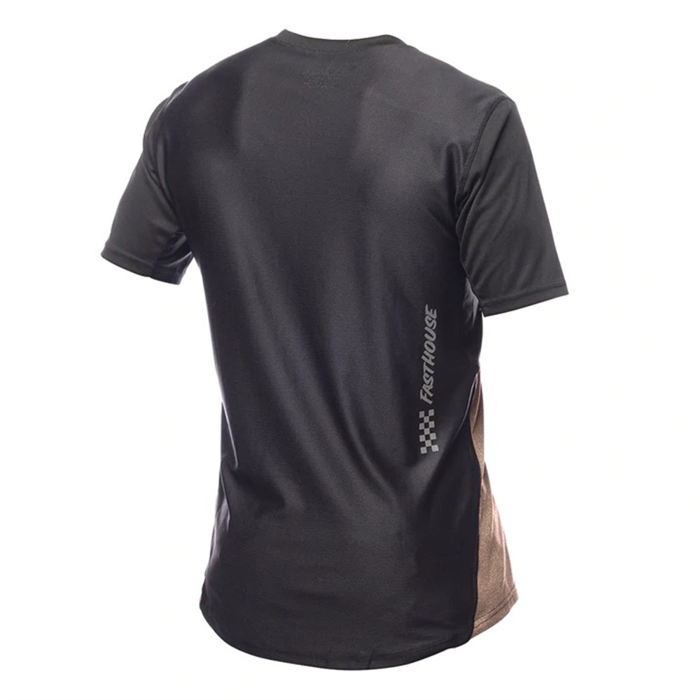 Fasthouse Alloy Mesa Short Sleeve Jersey Heather Gold/Brown - Image 2